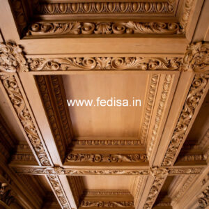 Wooden Ceiling Design Small Hall Pop Design No-10859