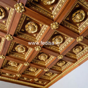 Wooden Ceiling Design Wall Putty Ceiling Design No-10904