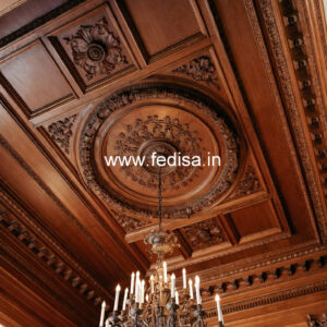Wooden Ceiling Design Pop Side Border Design No-10937