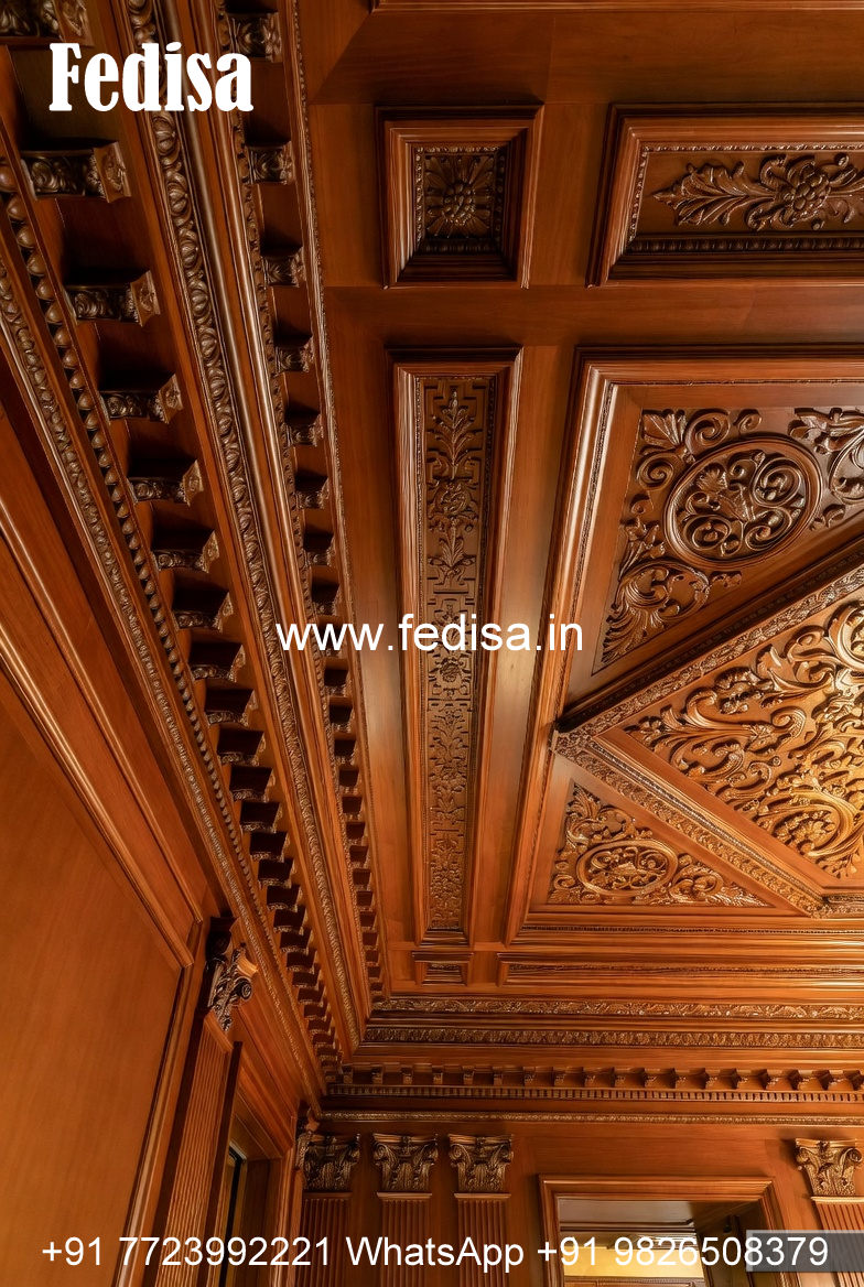 Wooden Ceiling Design Pop Fiber Design No-10952