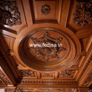 Wooden Ceiling Design Modern Simple Pop Design Hall No-10986