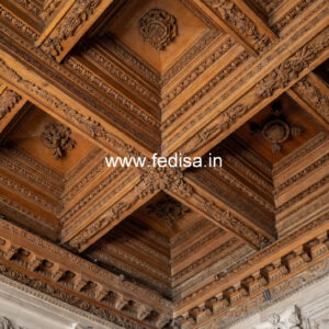 Wooden Ceiling Design Pop Dining Hall Design No-10992