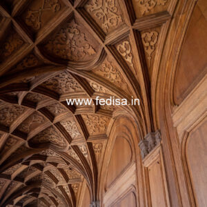 Wooden Ceiling Design Pop Plus Minus Design Color No-11031