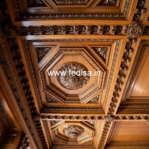 Wooden Ceiling Design Living Hall Pop Design No-11112