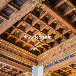 Wooden Ceiling Design Simple Pop Corner Design No-11240