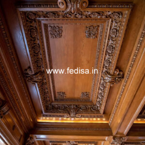 Wooden Ceiling Design Lobby Pop Design 2026 No-11295
