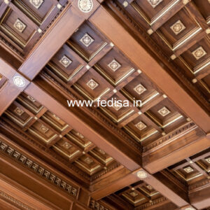 Wooden Ceiling Design Pop Design Frame Price No-11300