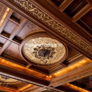Wooden Ceiling Design Pop Design Tv Unit No-11303