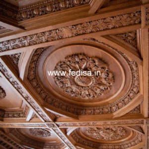 Wooden Ceiling Design Pop Mandir Design For Home No-11324