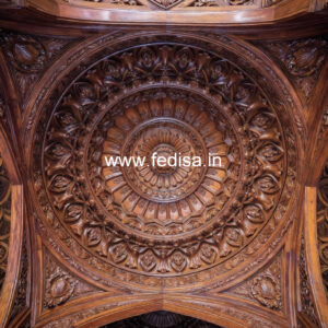 Wooden Ceiling Design Pop Design Guest Room No-11376