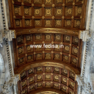 Wooden Ceiling Design Pop Cornice Beading Design No-11390