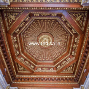 Wooden Ceiling Design False Ceiling Design For Big Hall No-11393