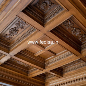 Wooden Ceiling Design Kitchen Cement Pop Design No-11408