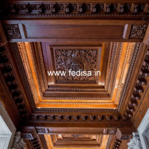 Wooden Ceiling Design Wall Punning Design No-11419