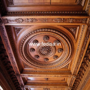 Wooden Ceiling Design False Ceiling For Rectangular Hall No-11439