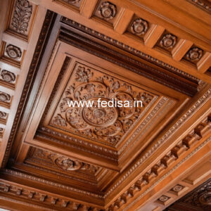Wooden Ceiling Design Pop Design For Stairs Wall No-11441
