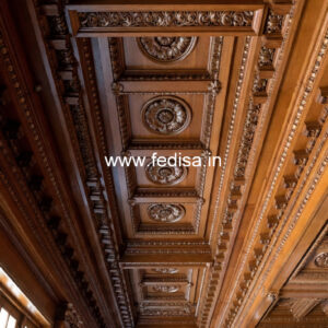Wooden Ceiling Design Pop Of Color Interior Design No-11442