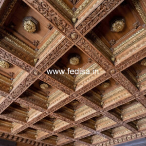 Wooden Ceiling Design Rajesh Pop Plus Minus Design No-11455