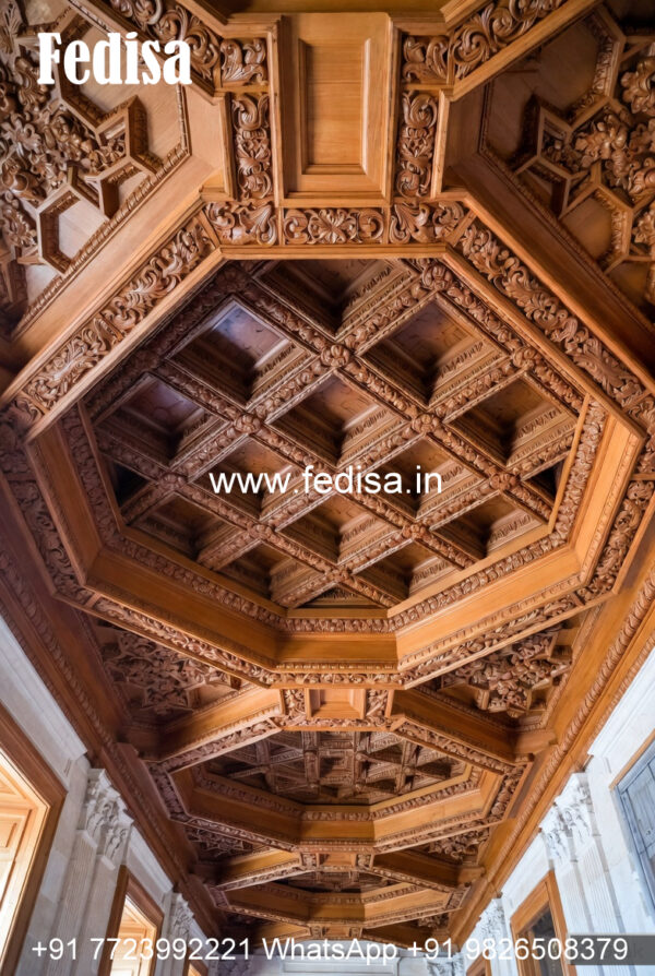 Wooden Ceiling Design Fall Ceiling Model No-11473 - Fedisa