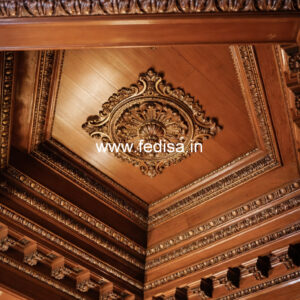 Wooden Ceiling Design Heavy False Ceiling Design No-11476