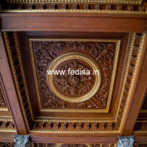 Wooden Ceiling Design Pop Design For Front Wall No-11477