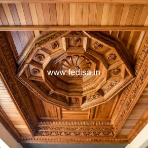 Wooden Ceiling Design Pop Plus Minus Latest Design 2026 No-11550