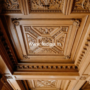 Wooden Ceiling Design Pop Design Kitchen Simple No-11570