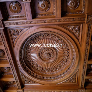 Wooden Ceiling Design Hall Pop Design Color No-11594