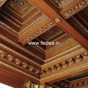 Wooden Ceiling Design Hall Pop New Design No-11598