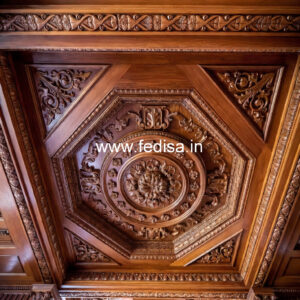 Wooden Ceiling Design Center False Ceiling Design No-11608