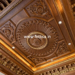 Wooden Ceiling Design Pop Gypsum Ceiling Design No-11609