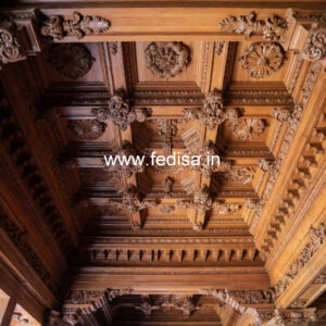 Wooden Ceiling Design False Design For Hall No-11615