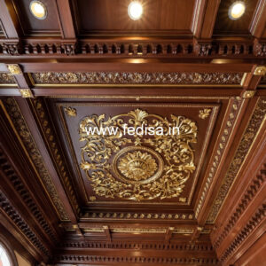 Wooden Ceiling Design Minus Plus Pop Color No-11616