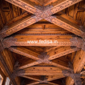 Wooden Ceiling Design Living Room Modern Pop Plus Minus Design No-11639