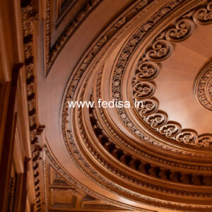 Wooden Ceiling Design Pop Design Hall Ka No-11643