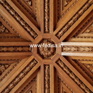 Wooden Ceiling Design False Ceiling Design For Square Hall No-11680