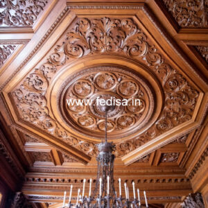 Wooden Ceiling Design False Ceiling Drawing Room Design No-11689