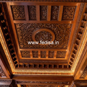 Wooden Ceiling Design Pop Ceiling Design For Square Hall No-11692