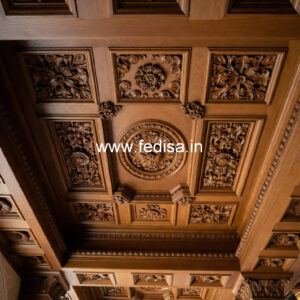 Wooden Ceiling Design Porch Plus Minus Design No-11722