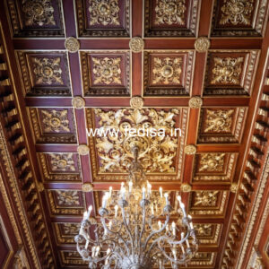 Wooden Ceiling Design False Ceiling Design For 10×10 Bedroom No-11739