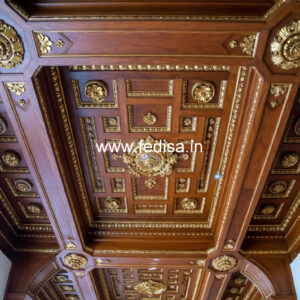 Wooden Ceiling Design Pop Lobby Design Simple No-11752