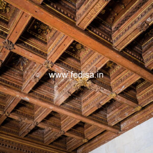 Wooden Ceiling Design Kitchen Minus Plus Pop Design No-11755