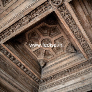 Wooden Ceiling Design Simple And Sober Pop Design No-11779