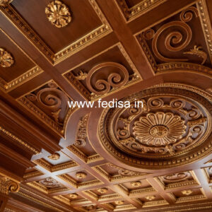 Wooden Ceiling Design Pop For Bedroom Simple No-11783