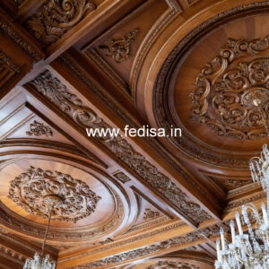 Wooden Ceiling Design Pop Design For Dining Area No-11789