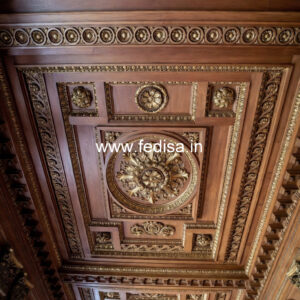 Wooden Ceiling Design Pop Concealed Light Design No-11795