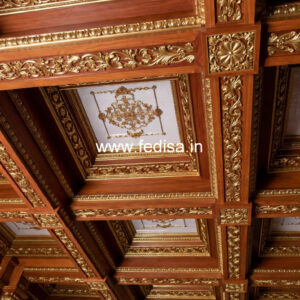 Wooden Ceiling Design Kitchen Gate Pop Design No-11829