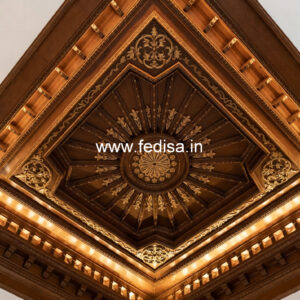 Wooden Ceiling Design New Hall Pop Design No-11830