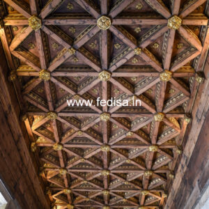 Wooden Ceiling Design Pop Side Wall Design No-11835