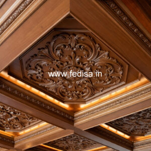Wooden Ceiling Design Wooden Pop False Ceiling No-11844